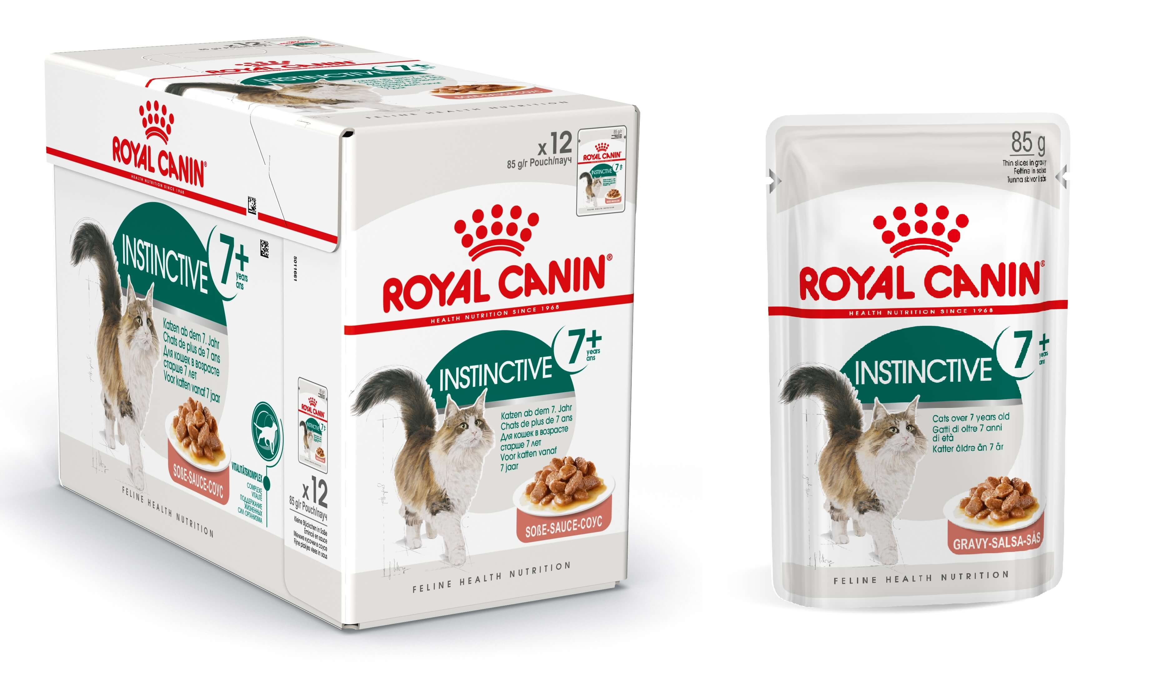 Royal Canin Instinctive 7+ kattfoder i sås (85 g)