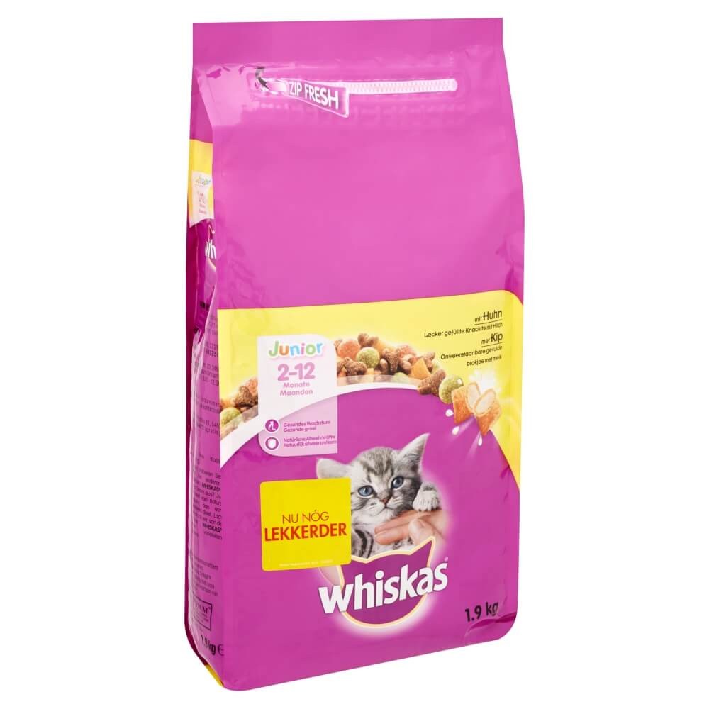 Whiskas Junior med kyckling kattungefoder