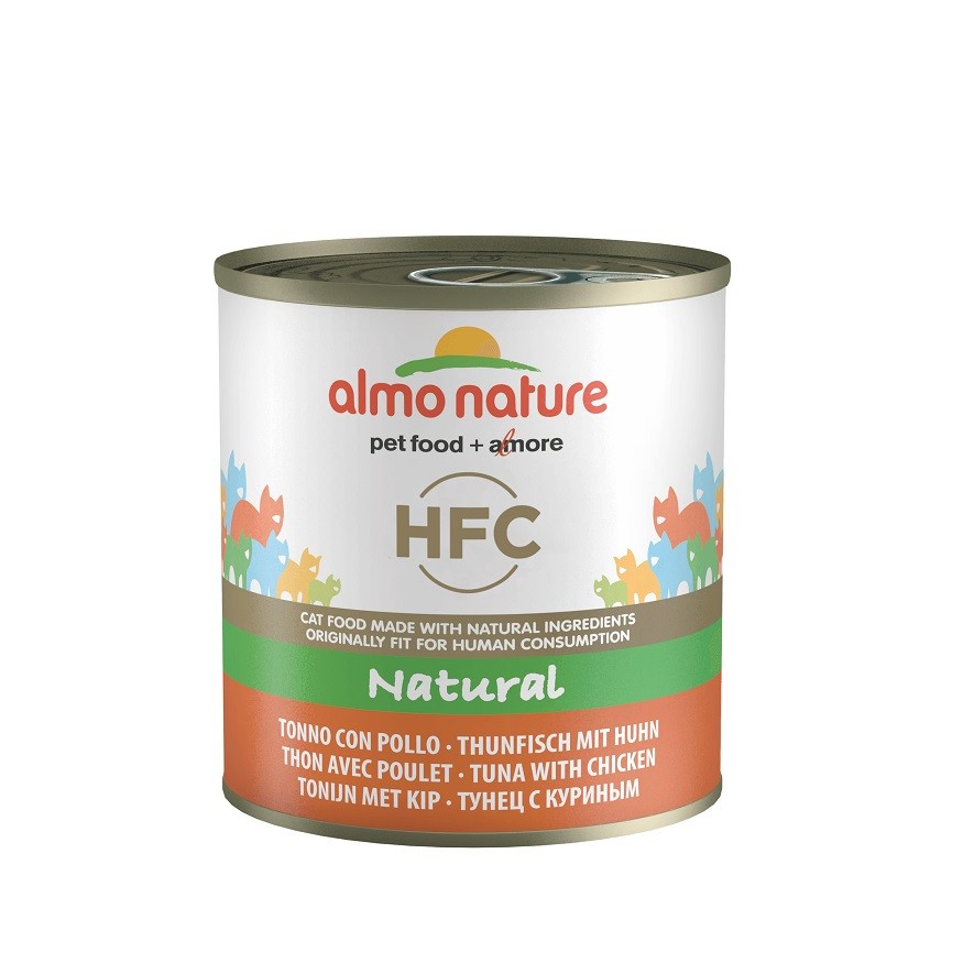 Almo Nature HFC Natural tonfisk & kyckling våtfoder katt (280 g)