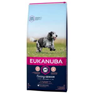 Eukanuba Caring Senior Medium Breed kip hondenvoer