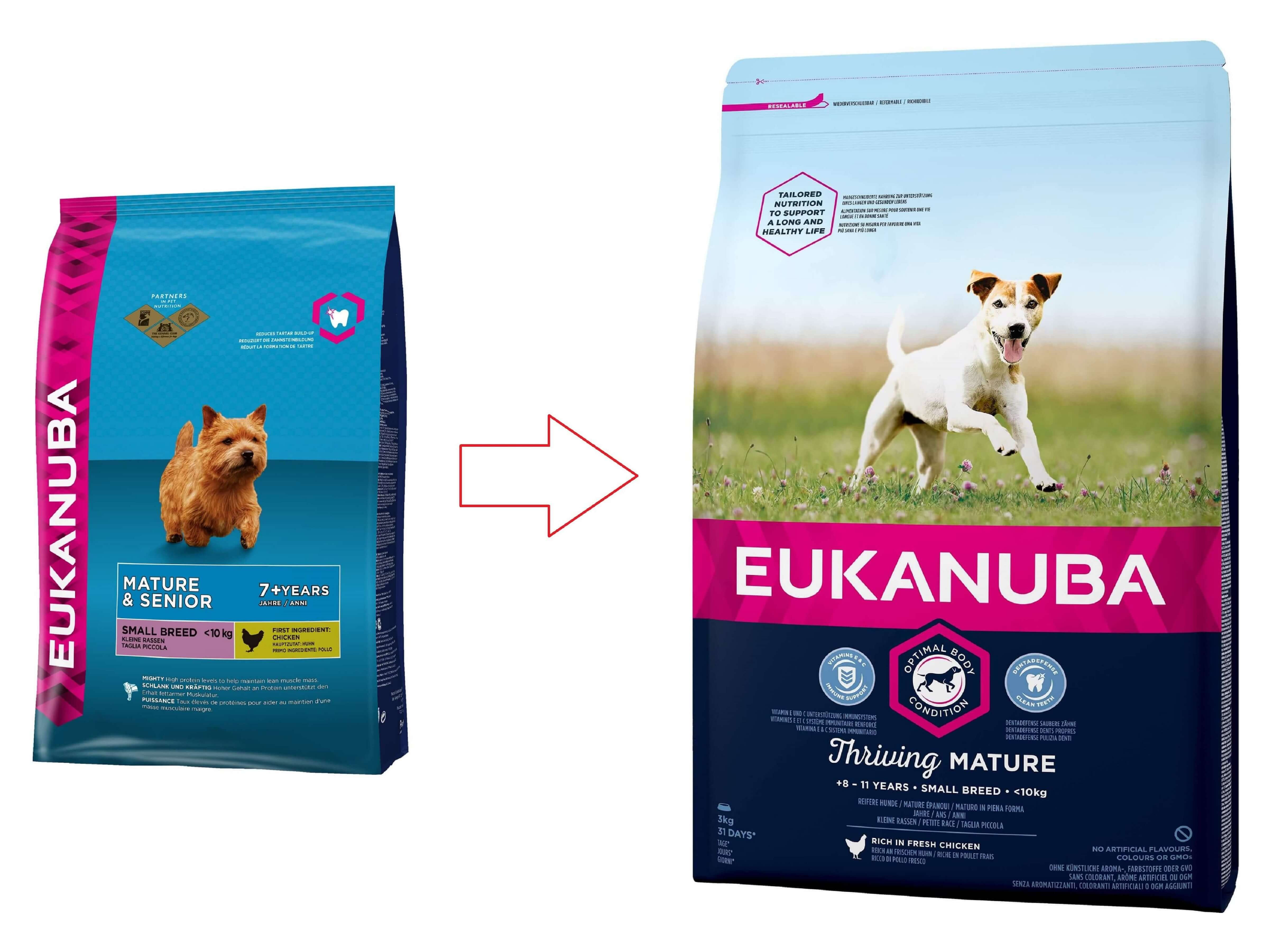 Eukanuba Thriving Mature Small Breed kip hondenvoer