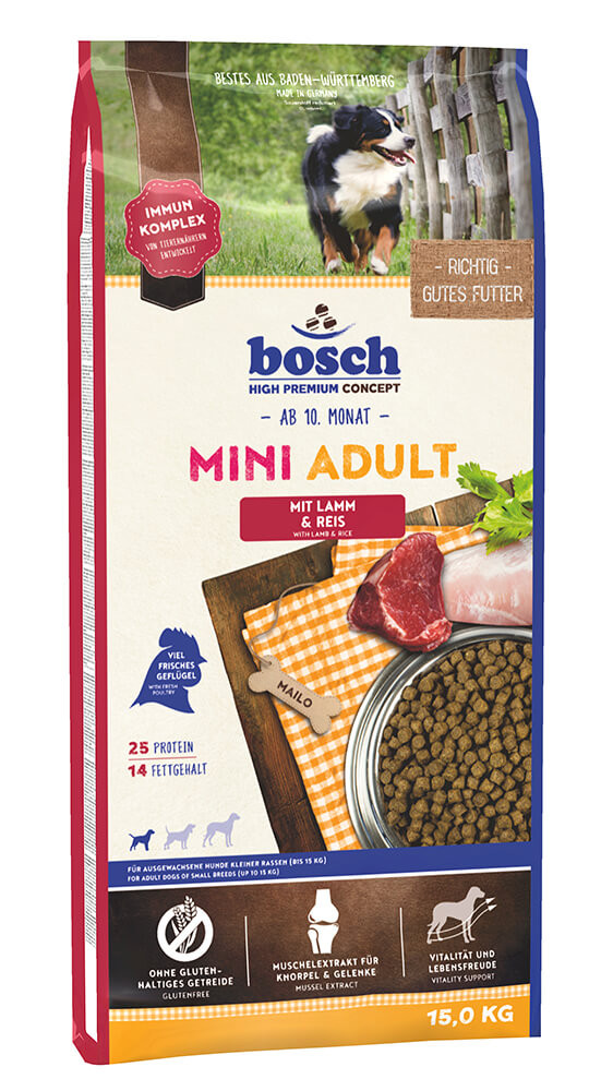 Bosch Adult Mini Lam & Rijst hondenvoer