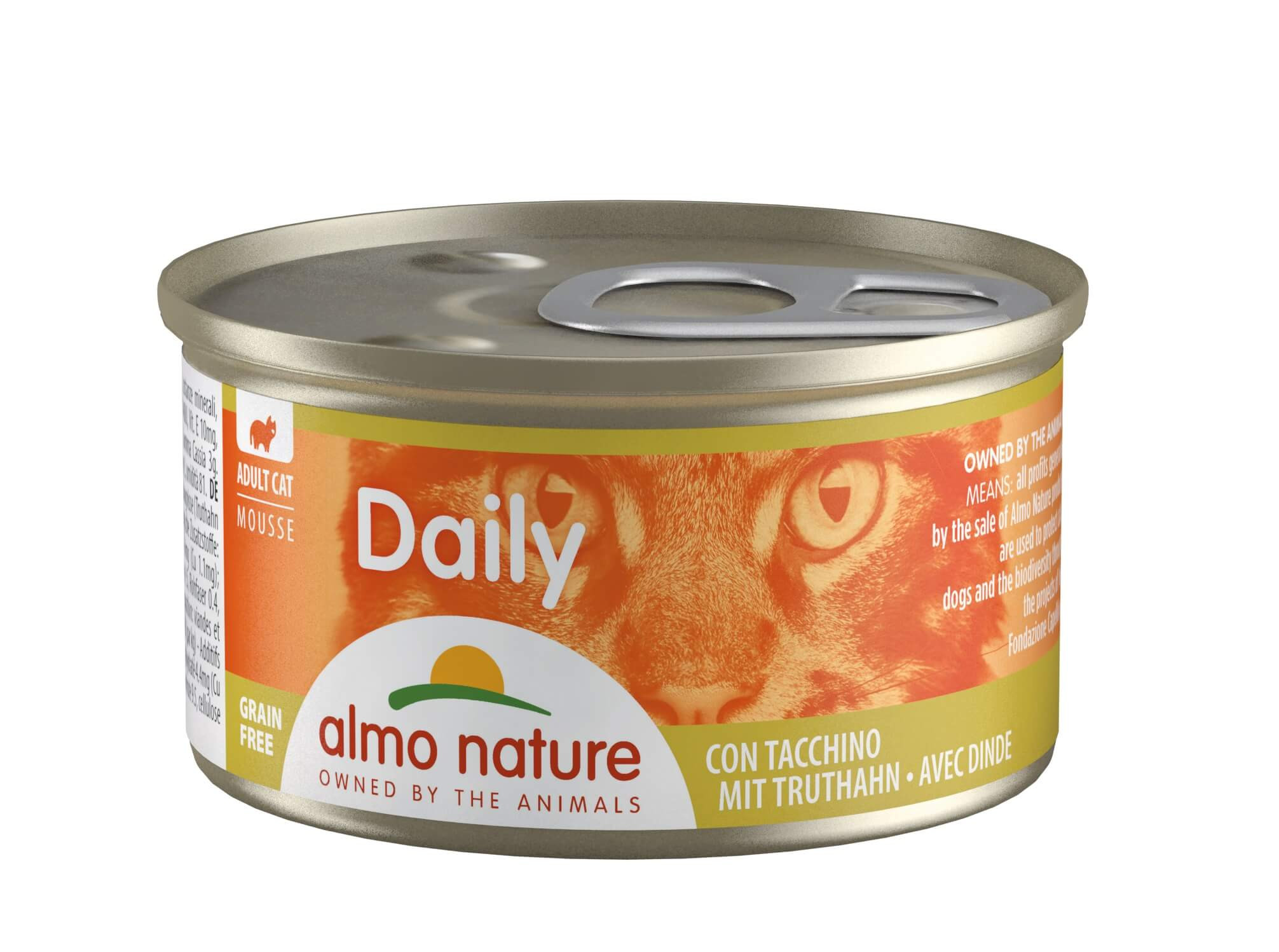 Almo Nature Daily Mousse med kalkon våtfoder katt (85 g)