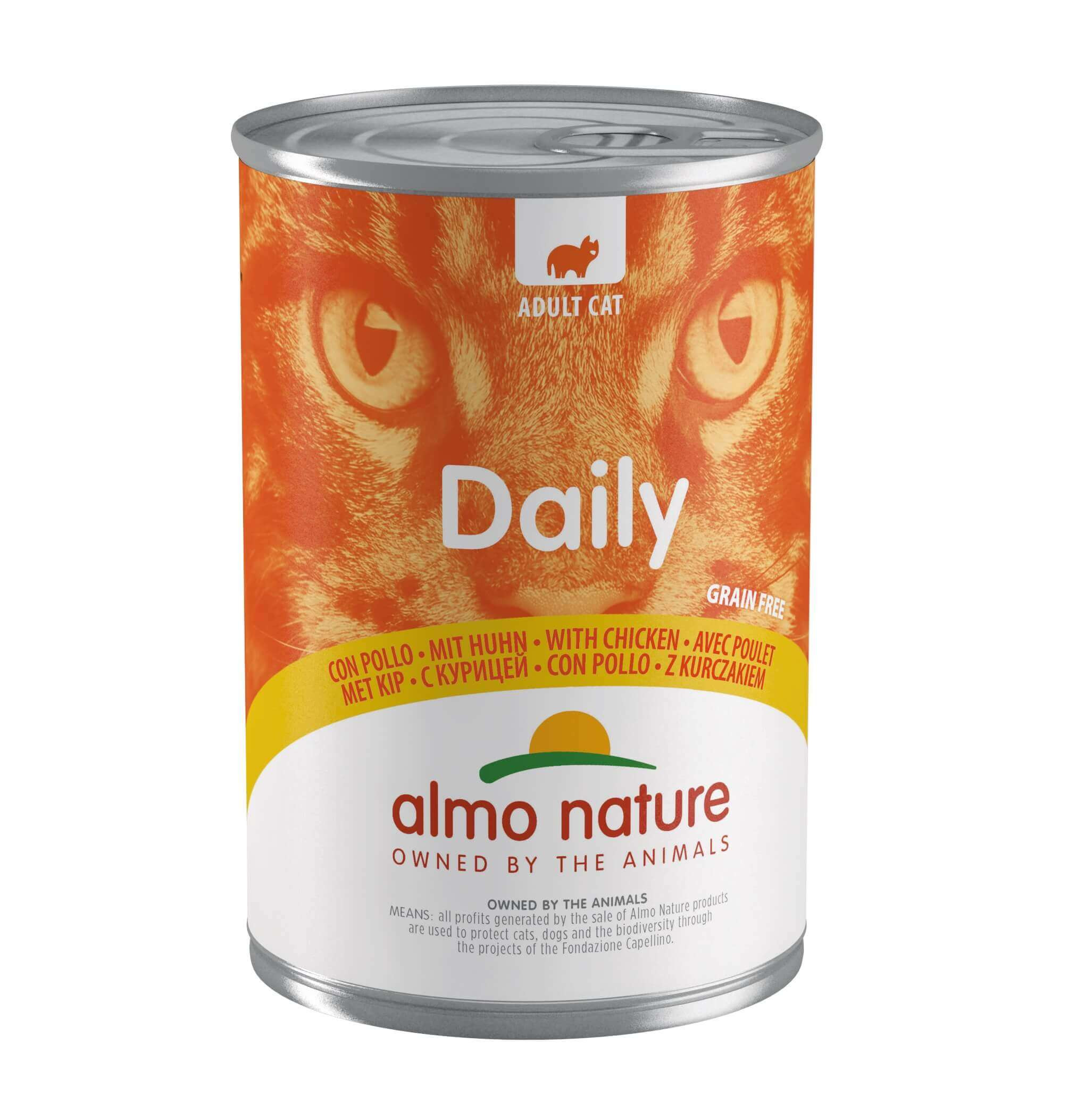 Almo Nature Daily med kyckling våtfoder katt (400 g)
