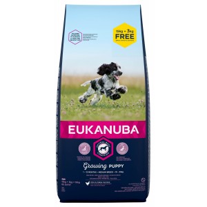 Eukanuba Growing Puppy Medium Breed kip hondenvoer