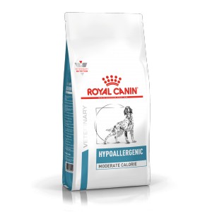 Royal Canin Veterinary Hypoallergenic Moderate Calorie hundfoder
