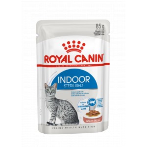 Royal Canin Indoor Sterilised in Gravy kattenvoer x12