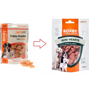 Boxby Mini Hearts hundgodis
