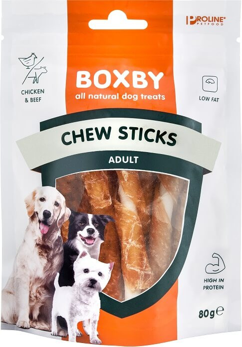 Boxby Chew Sticks kyckling hundgodis