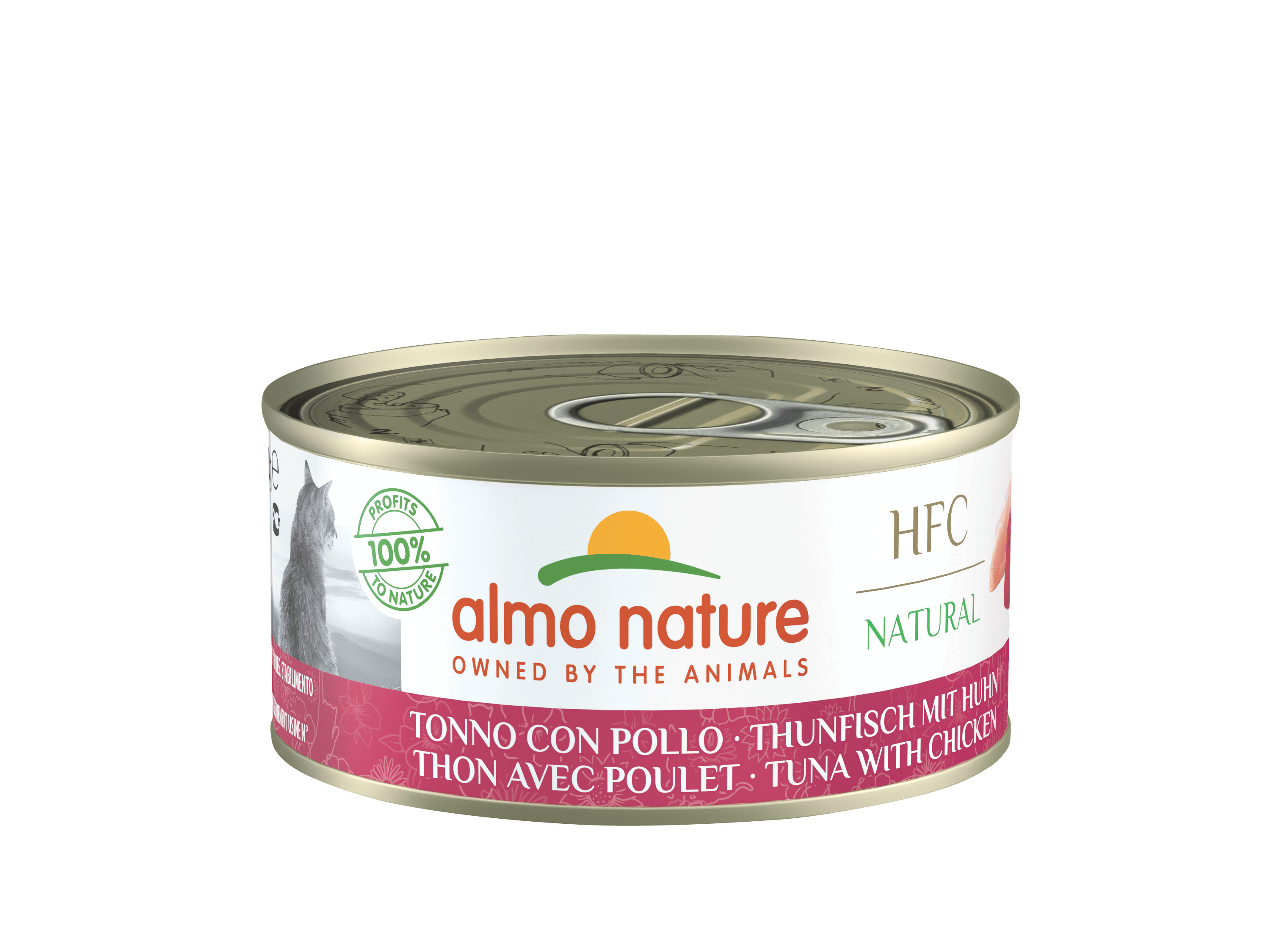 Almo Nature HFC Natural tonfisk & kyckling våtfoder katt (150 g)