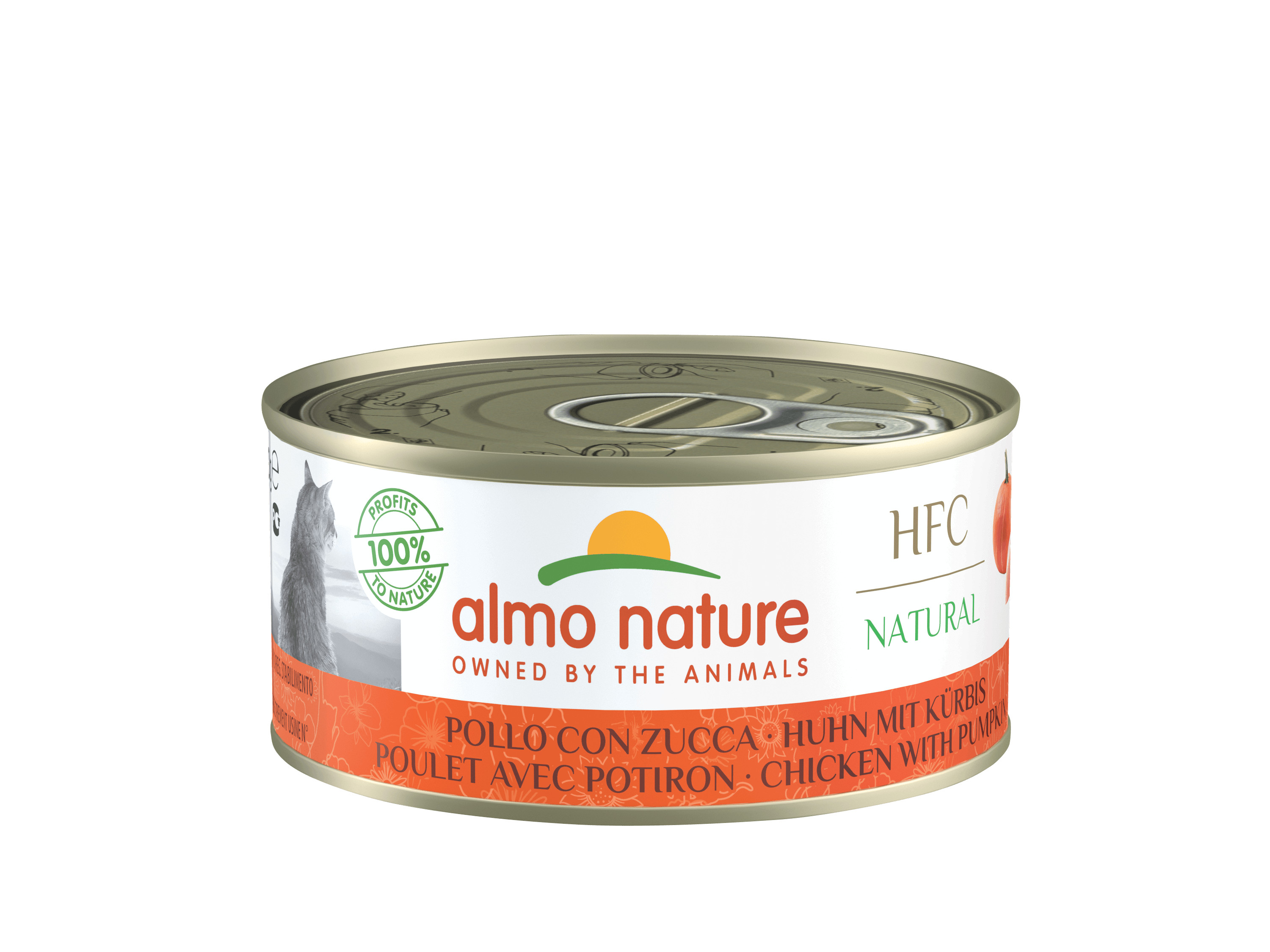 Almo Nature HFC Natural kyckling med pumpa våtfoder katt (150 g)