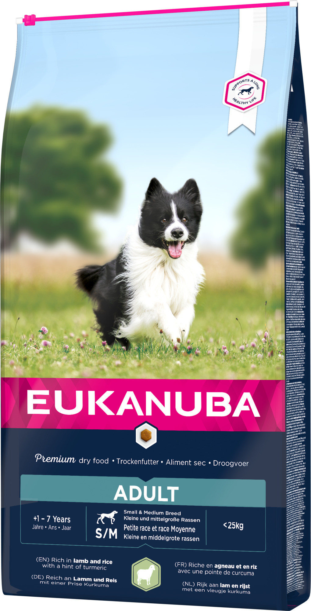 Eukanuba Adult Small Medium hundfoder med lamm och ris