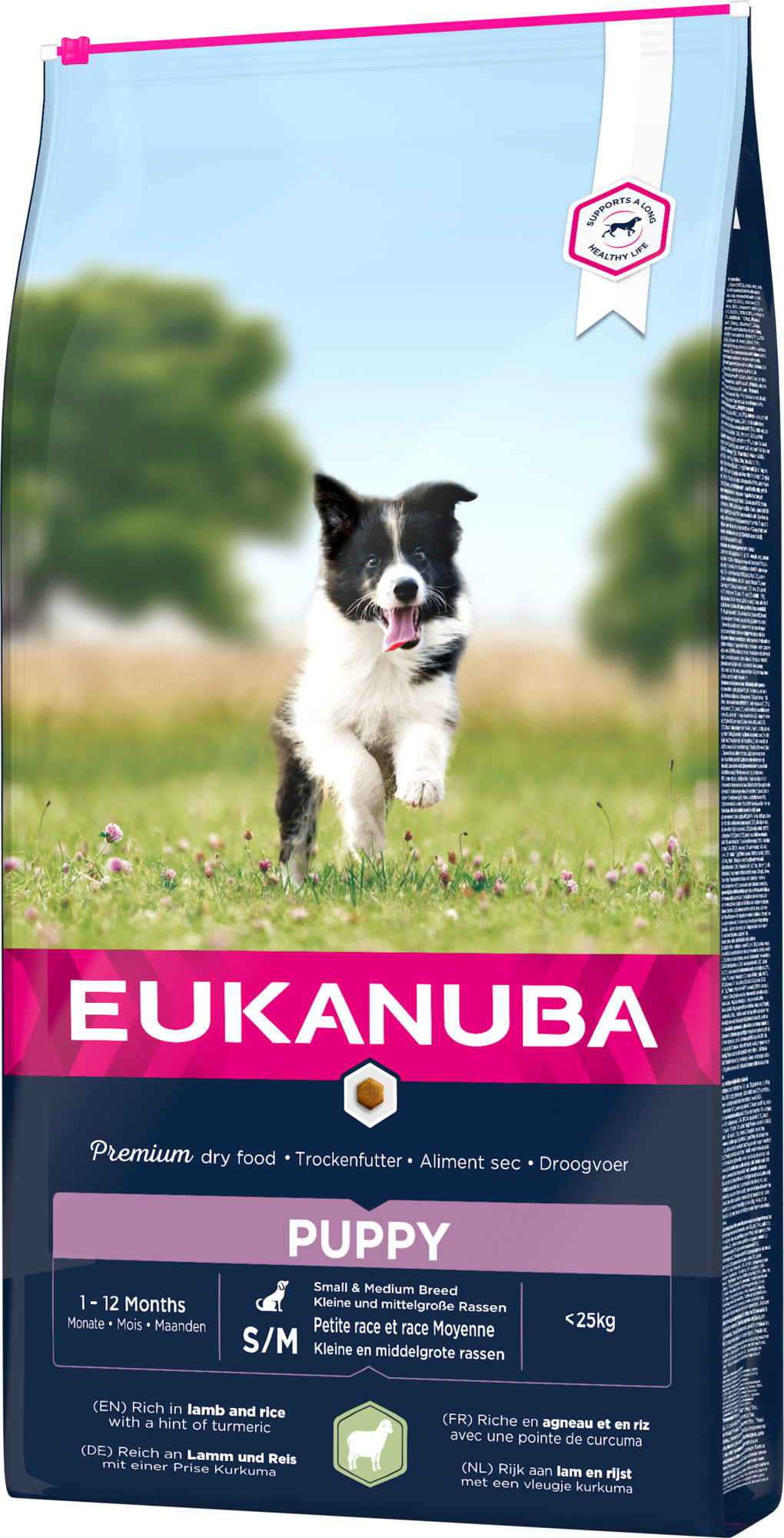 Eukanuba Puppy Small Medium Lam & Rijst hondenvoer
