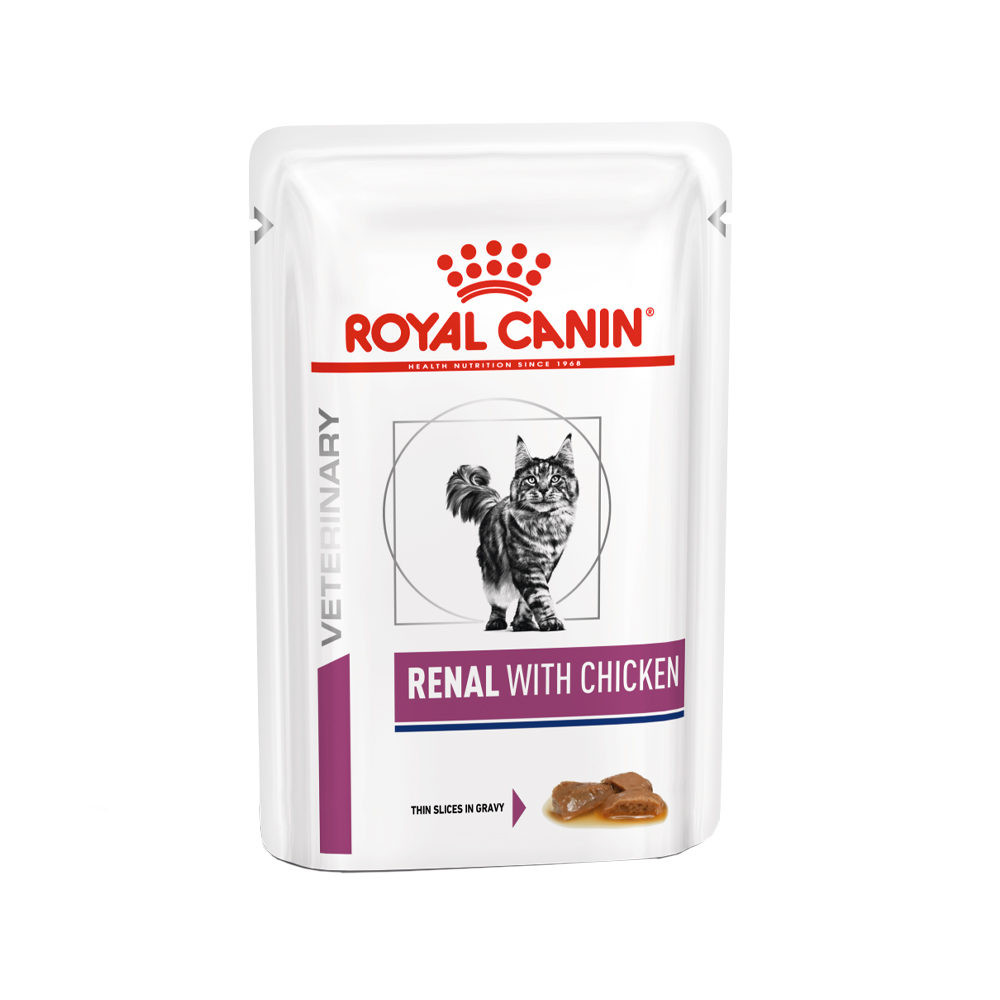 Royal Canin Veterinary Renal med kyckling våtfoder katt