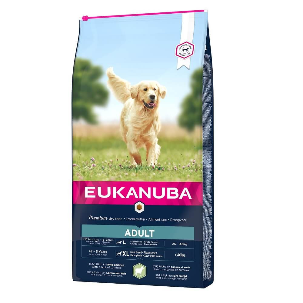 Eukanuba Adult Large Breed hundfoder med lamm och ris