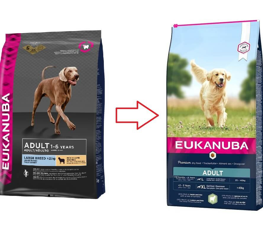 Eukanuba Adult Large Breed hundfoder med lamm och ris