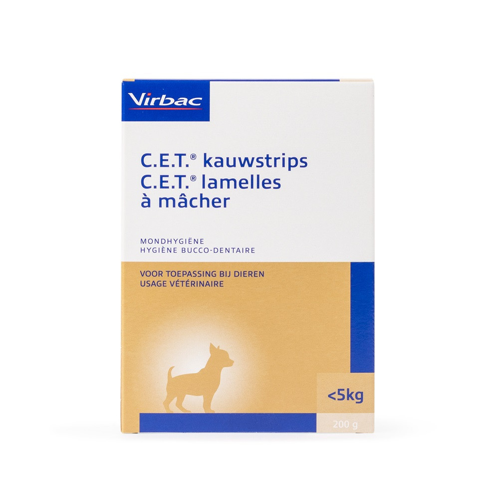 Virbac C.E.T. Kauwstriplets hond tot 5 kg