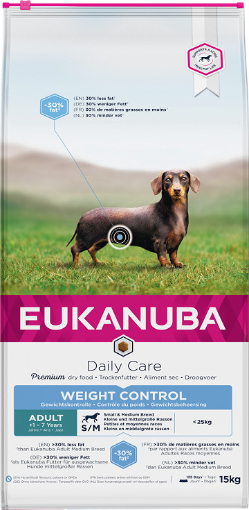 Eukanuba Daily Care Adult Weight Control Small/Medium hundfoder