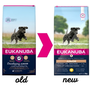 Eukanuba Developing Junior Large Breed kip hondenvoer