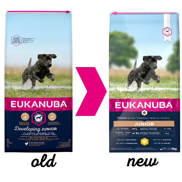 Eukanuba Developing Junior Large Breed kip hondenvoer