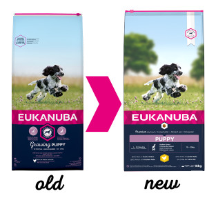 Eukanuba Growing Puppy Medium Breed kip hondenvoer