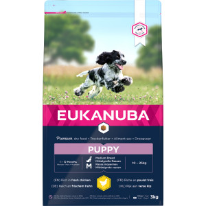 Eukanuba Growing Puppy Medium Breed kip hondenvoer