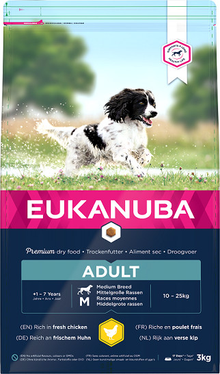 Eukanuba Active Adult Medium Breed kip hondenvoer