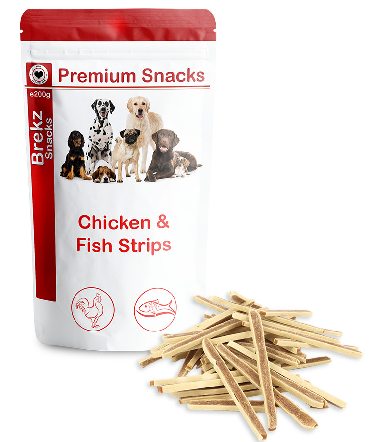 Brekz Premium Chicken with Fish Strips 200 gram