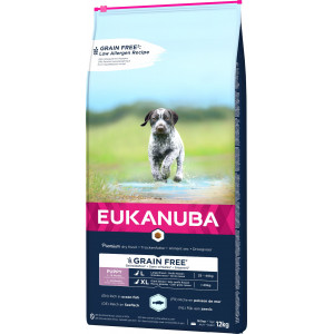 Eukanuba Puppy & Junior L/XL graanvrij zeevis hondenvoer