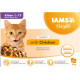 Iams Delights Kitten met kip in gravy natvoer kat (12x85g)