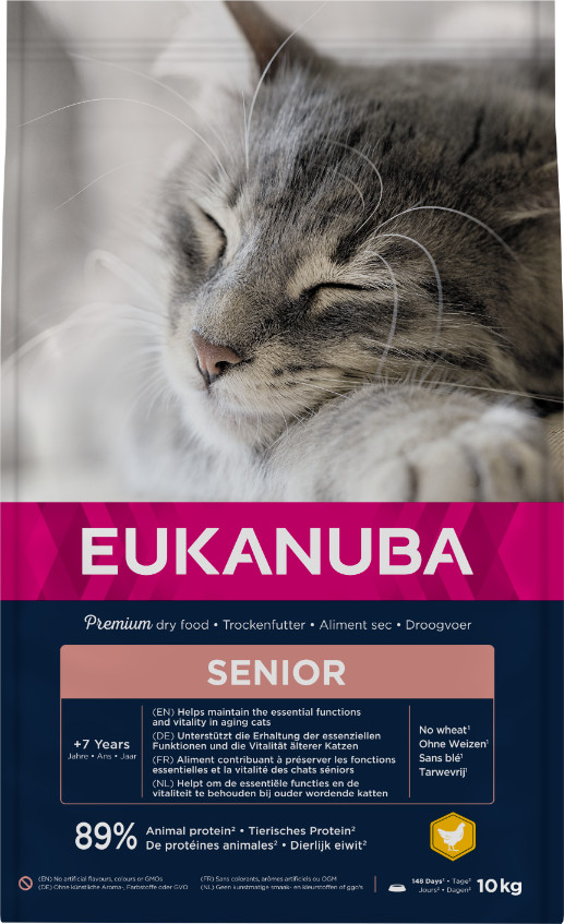 Eukanuba Senior kip kattenvoer