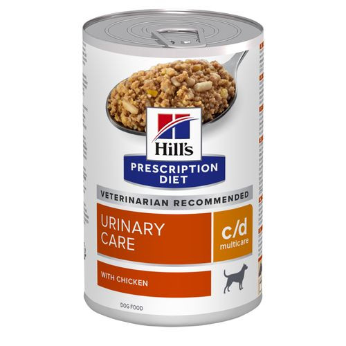 Hill's Prescription Diet C/D Multicare Urinary Care våtfoder hund med kyckling (burk)