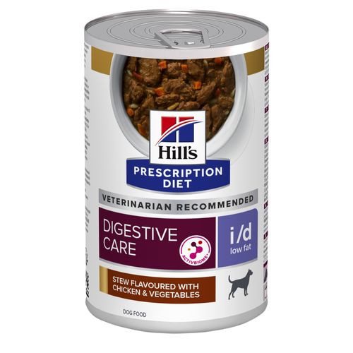 Hill’s Prescription Diet I/D Low Fat Stoofpotje 354 g blik hondenvoer