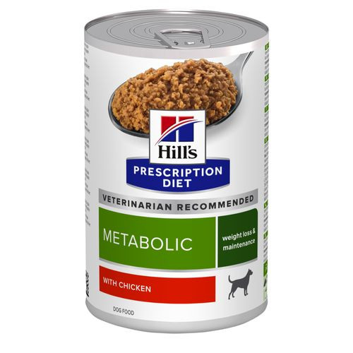 Hill's Prescription Diet Metabolic Weight Management våtfoder med kyckling på burk