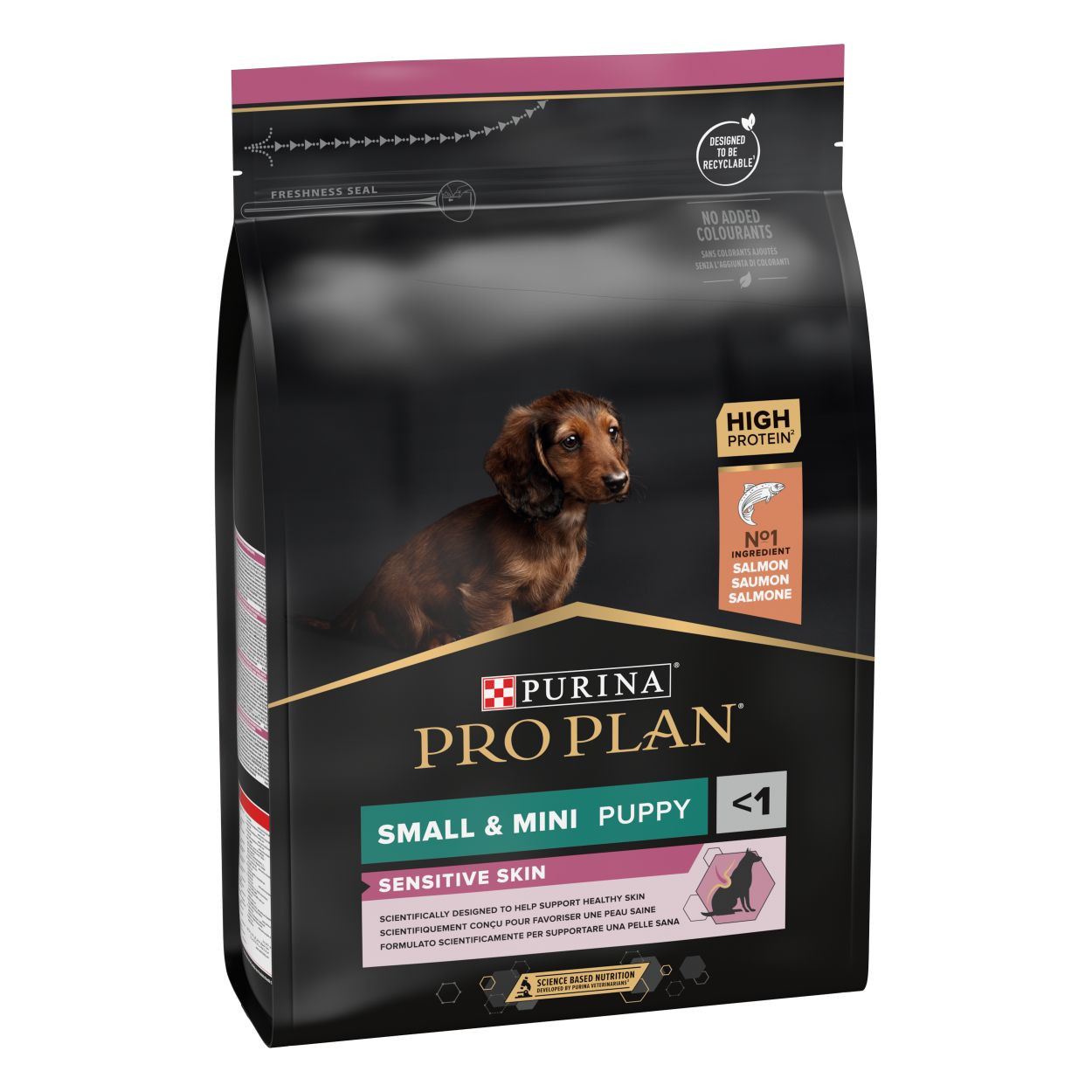 Pro Plan Small & Mini Puppy Sensitive Skin met Optiderma hondenvoer