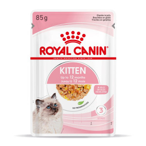 Royal Canin Kitten natvoer in jelly (85 g)