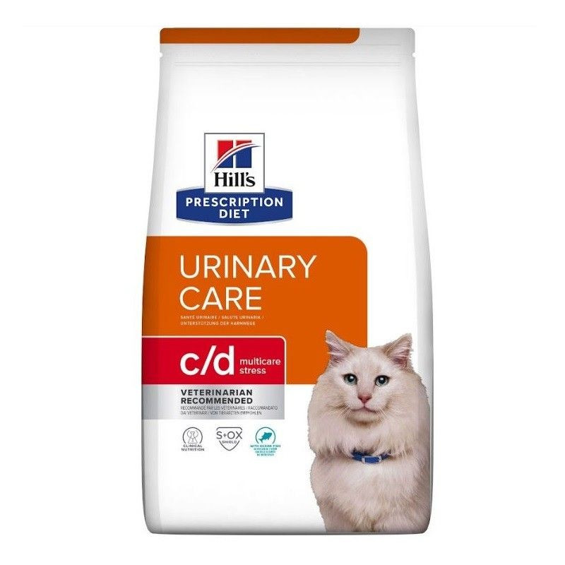 Hill's Prescription Diet C/D Multicare Stress Urinary Care kattenvoer met zeevis