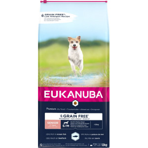 Eukanuba Senior Small & Medium met oceaanvis graanvrij hondenvoer