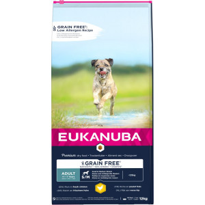 Eukanuba Adult Small & Medium kip graanvrij hondenvoer