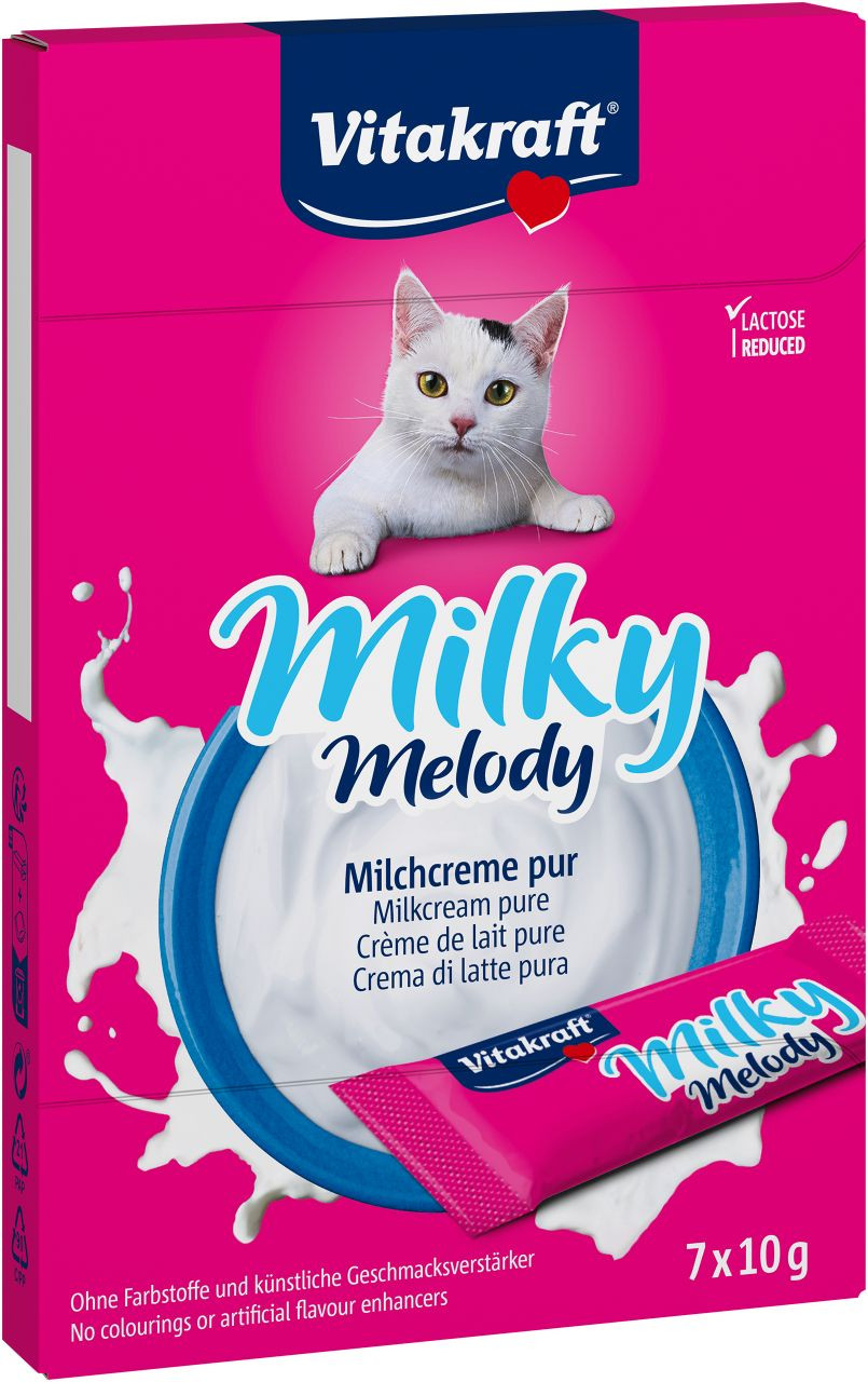 Vitakraft Milky Melody mjölkkräm ren kattgodis (7x10 g)