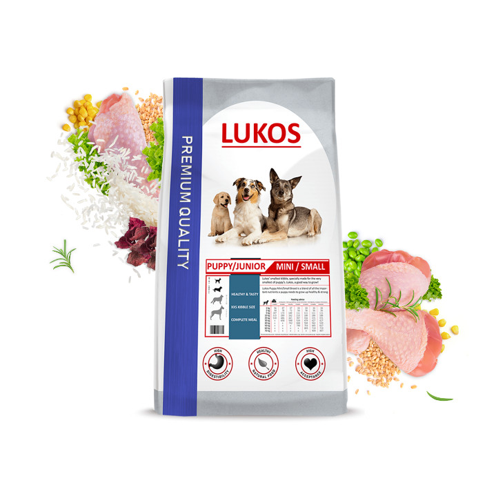 Lukos Puppy & Junior Mini/Small - premium hundfoder