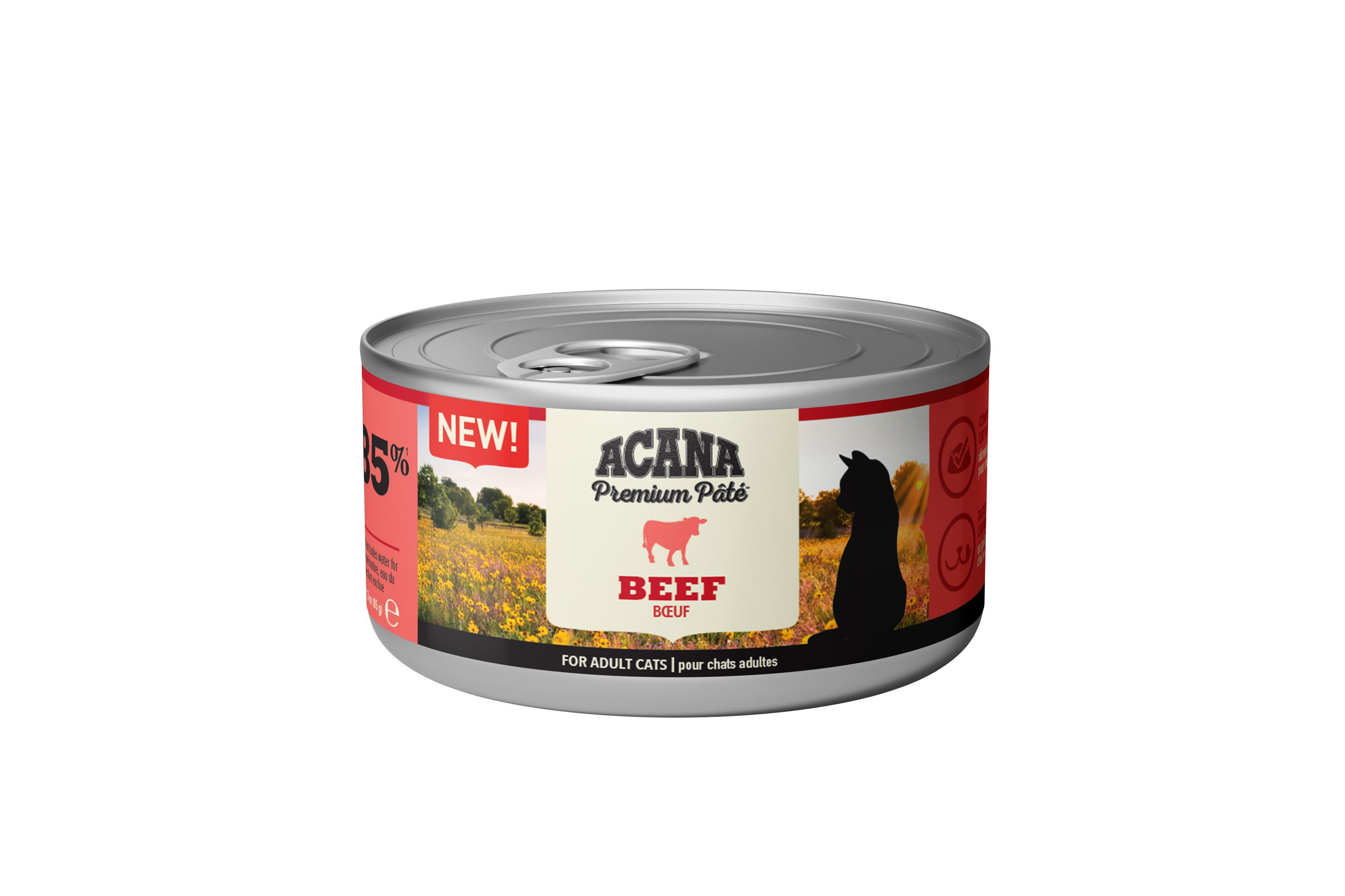 Acana Premium Paté nötkött våtfoder katt (85 g)