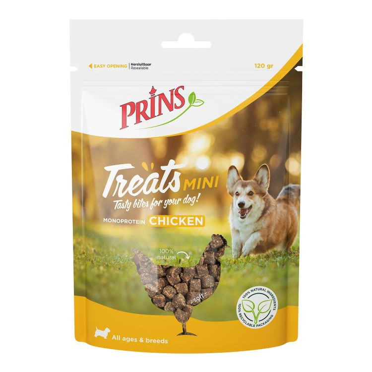 Prins Treats Mini Chicken (kyckling) hundgodis (120 g)