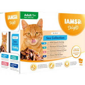 Iams Delights Adult Sea Collection våtfoder i jelly