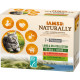 Iams Naturally Senior Land & Sea Collection våtfoder katt (12x85g)