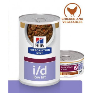 Hill’s Prescription Diet I/D Low Fat Stoofpotje 354 g blik hondenvoer