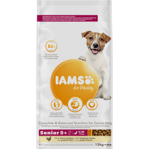 Iams for Vitality Senior Small & Medium Kip hondenvoer