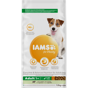 Iams for Vitality Adult Small & Medium Lam hondenvoer