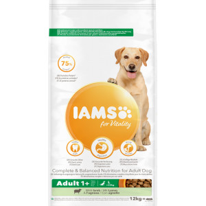 Iams for Vitality Adult Large Lam hondenvoer