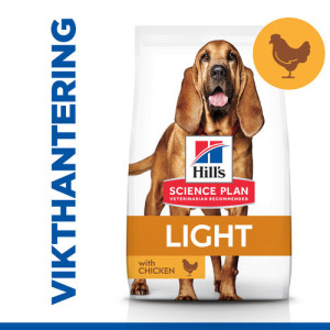 Hill's Mature Adult 7+ Light Medium hundfoder med kyckling